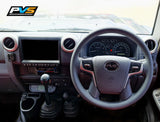 Basic Grey Leather Steering Wheel Upgrade Kit for Toyota