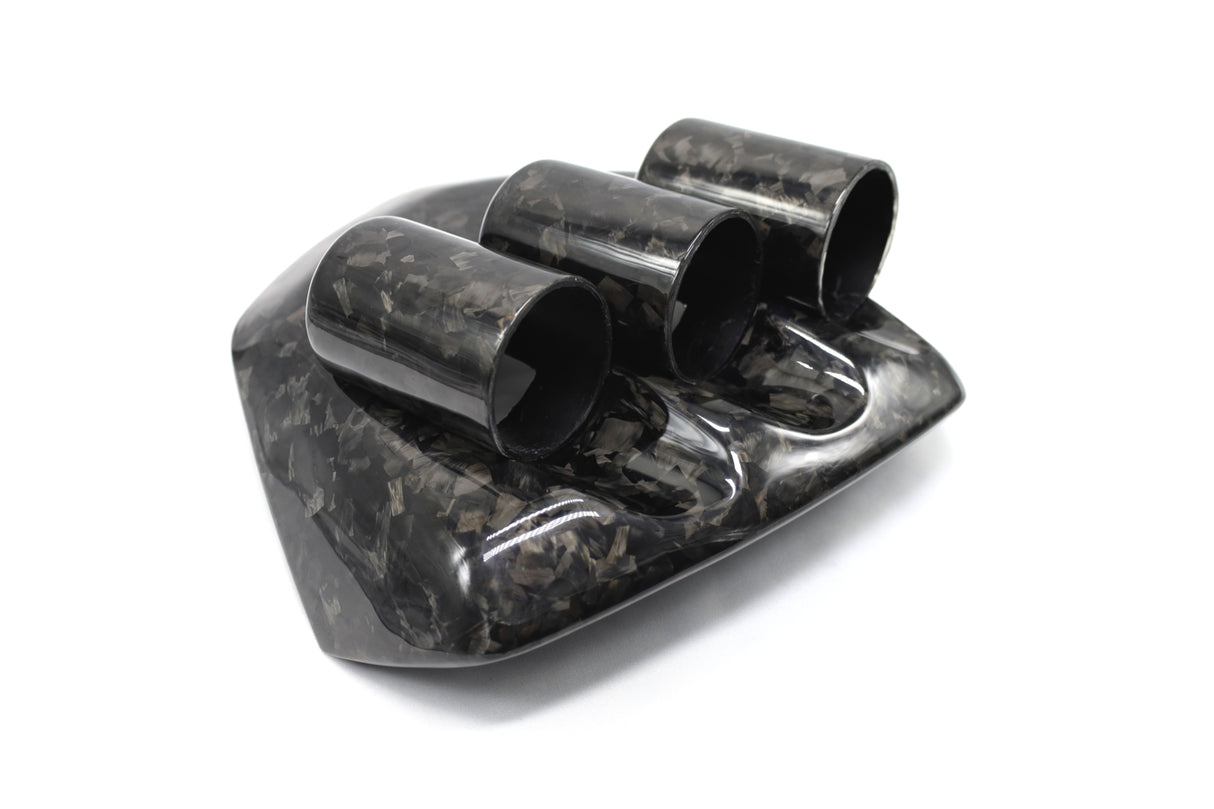 Gloss Forged Carbon Triple Gauge Top Hat to Suit Ford Falcon FG/X MK2