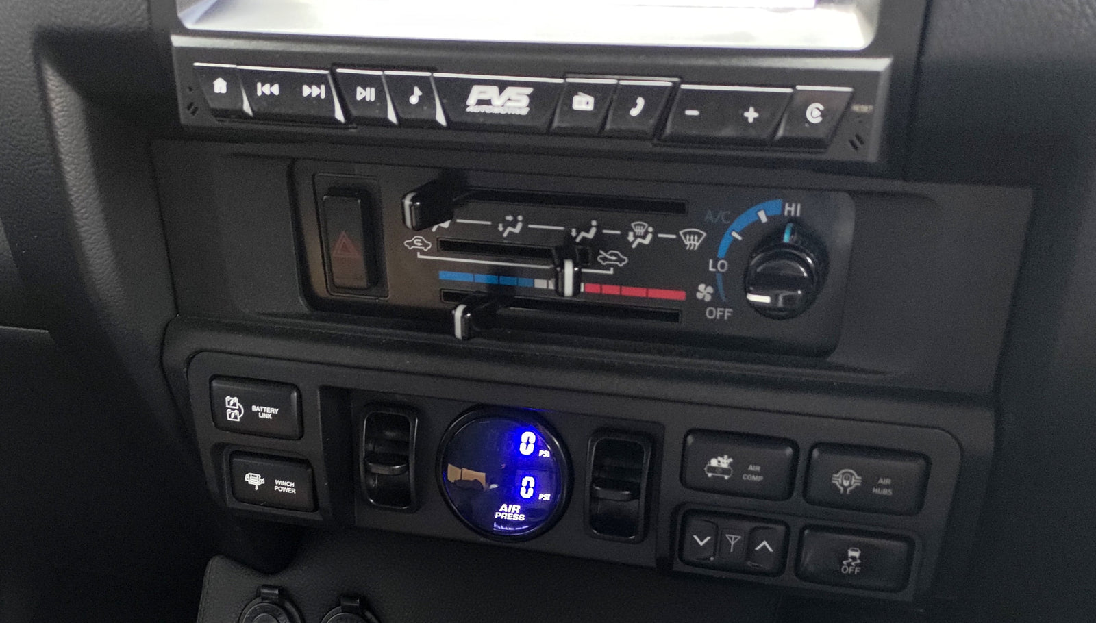 Airbag Gauge Switch Panel for Toyota LandCruiser 70 Series