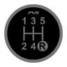 Gear Knob Replacement Sticker