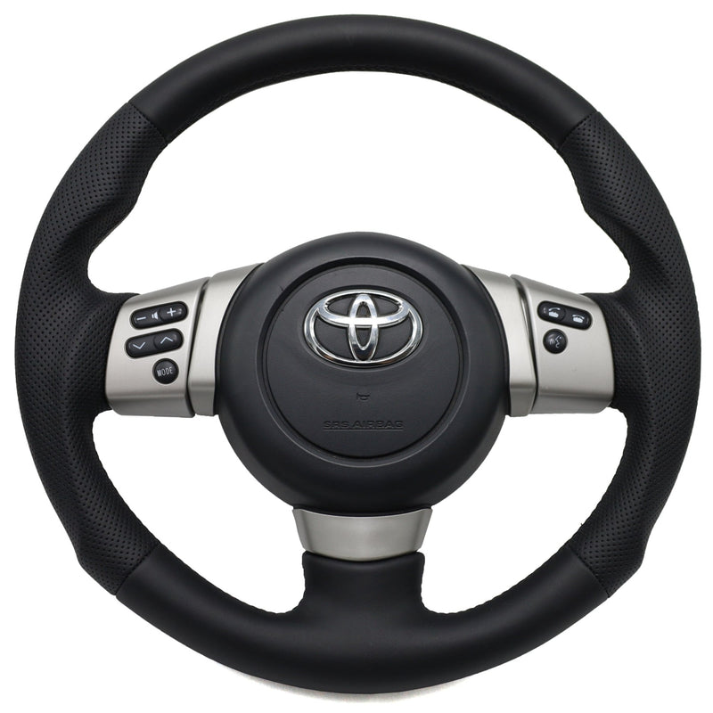 Sports Black Leather with Perforated Sides Steering Wheel Core to Suit Toyota FJ Cruiser XJ10