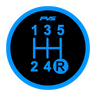 Gear Knob Replacement Sticker