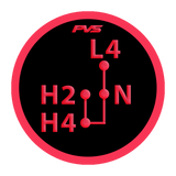 4WD Transfer Selector Replacement Sticker