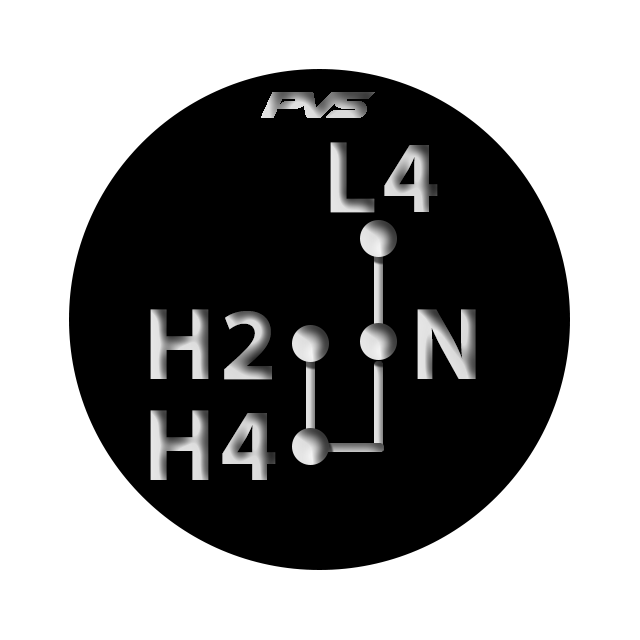 4WD Transfer Selector Replacement Sticker