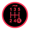 Gear Knob Replacement Sticker