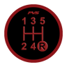 Gear Knob Replacement Sticker