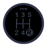 Gear Knob Replacement Sticker