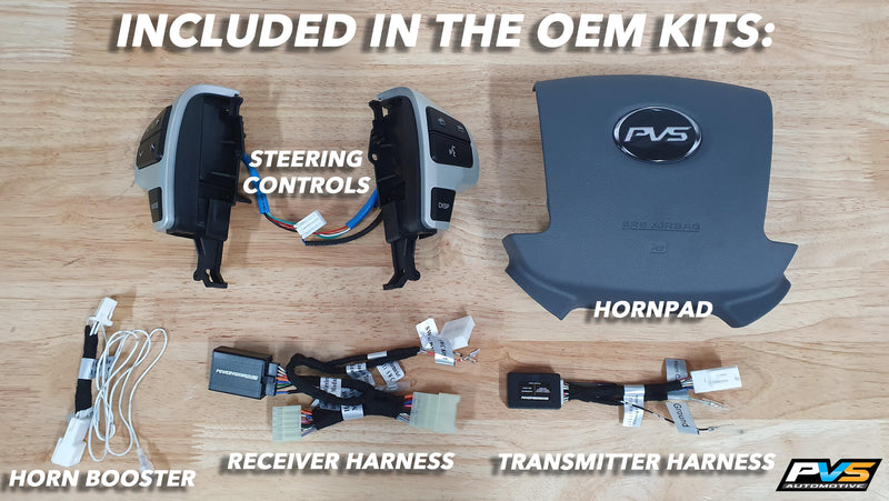 OEM Insert Steering Wheel Controls Kit for LandCruiser 70-79 Series **CLEARANCE**