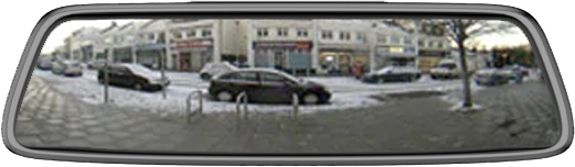 1080p Multimedia Dashcam Rear View Mirror Reverse System for Toyota LandCruiser 70 Series (2008-2023)