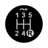 Gear Knob Replacement Sticker