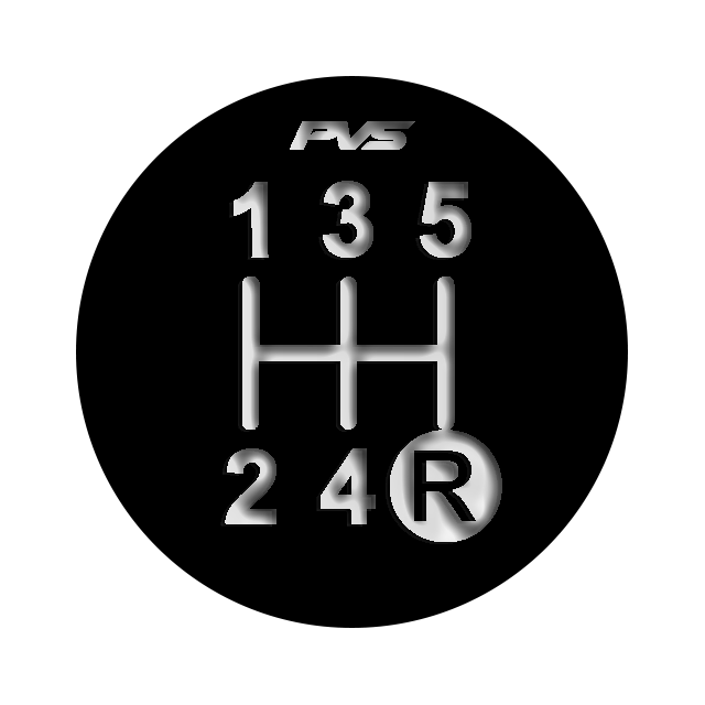 Gear Knob Replacement Sticker PVS Automotive Pty Limited